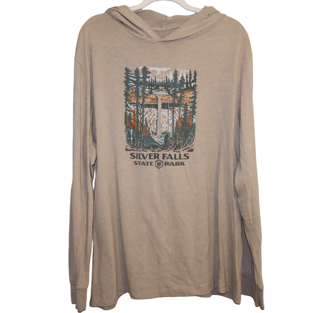 McGovern Outdoor‎ Silver Falls State Park tan long sleeve with hood XL